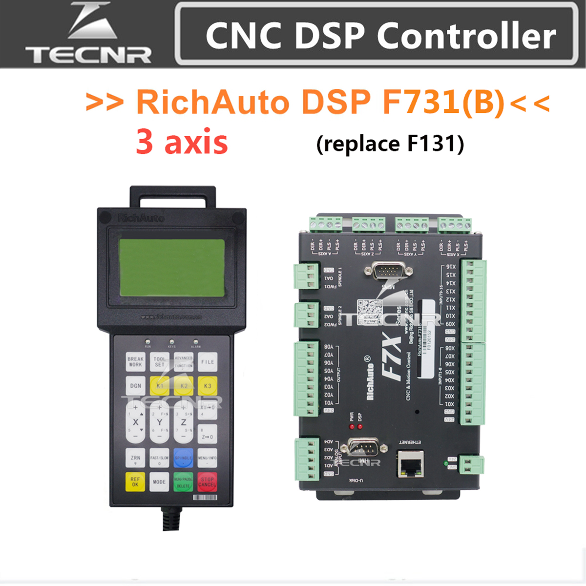 RichAuto DSP F731 3-assig bewe - Richauto A11 Dsp Controller 3 Axis recensie en prijs